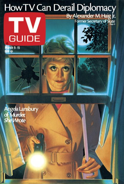 Murder She Wrote Tv Guide Cover Story From March 1985 Murder She Watched